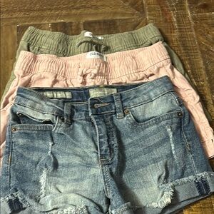 Set of 3 girls shorts
